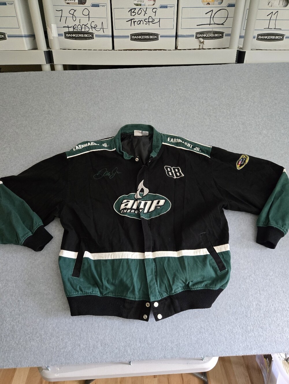 Dale Earnhardt Jr NASCAR Jacket Winners Circle #88 Amp Energy Men's 2XL